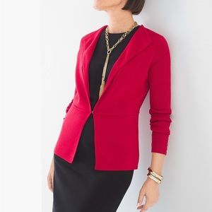 NWT Chicos Becki Red Cardigan Sweater‎ Size 0
